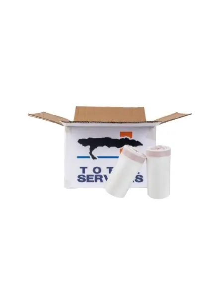 Canliner 13 gallon White with drawstrings