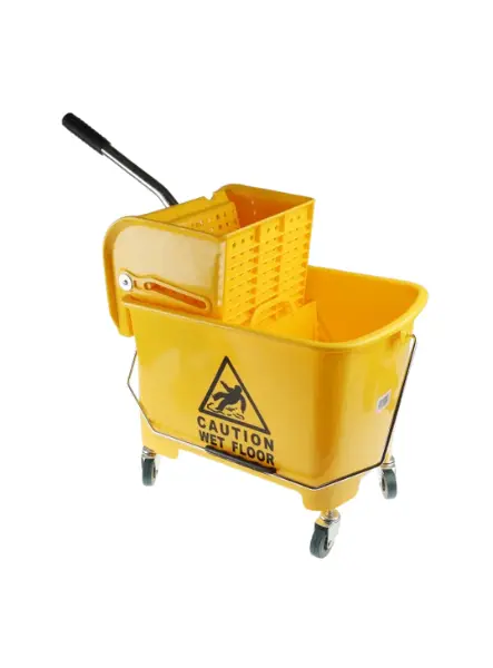 Yellow Mop Bucket with Wringer